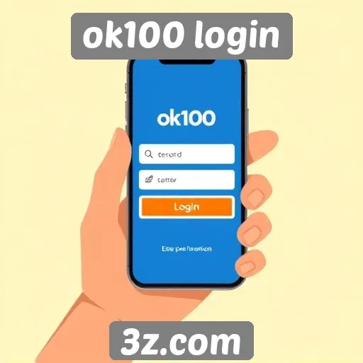experiência de usuário no ok100 login em dispositivos móveis